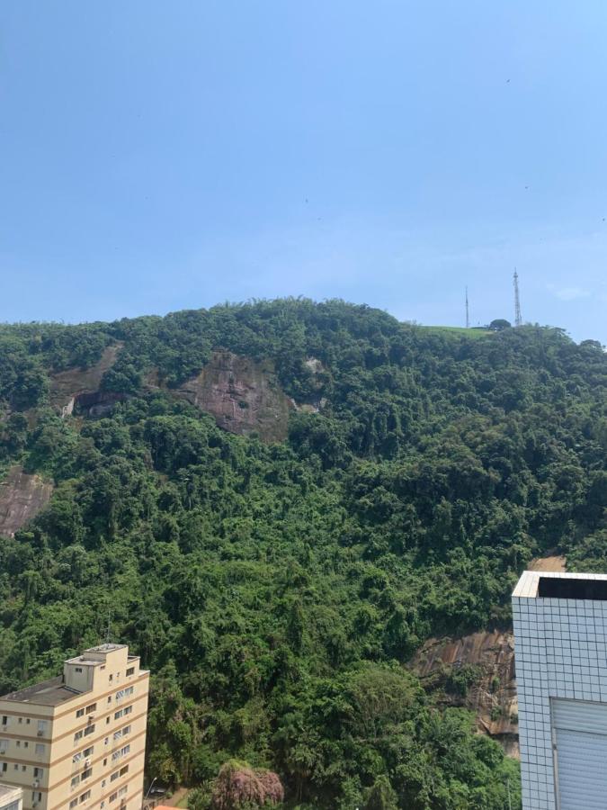 Sao Vicente Itarare Predio Frente Mar Apto Fundo Vista Parcial Kültér fotó